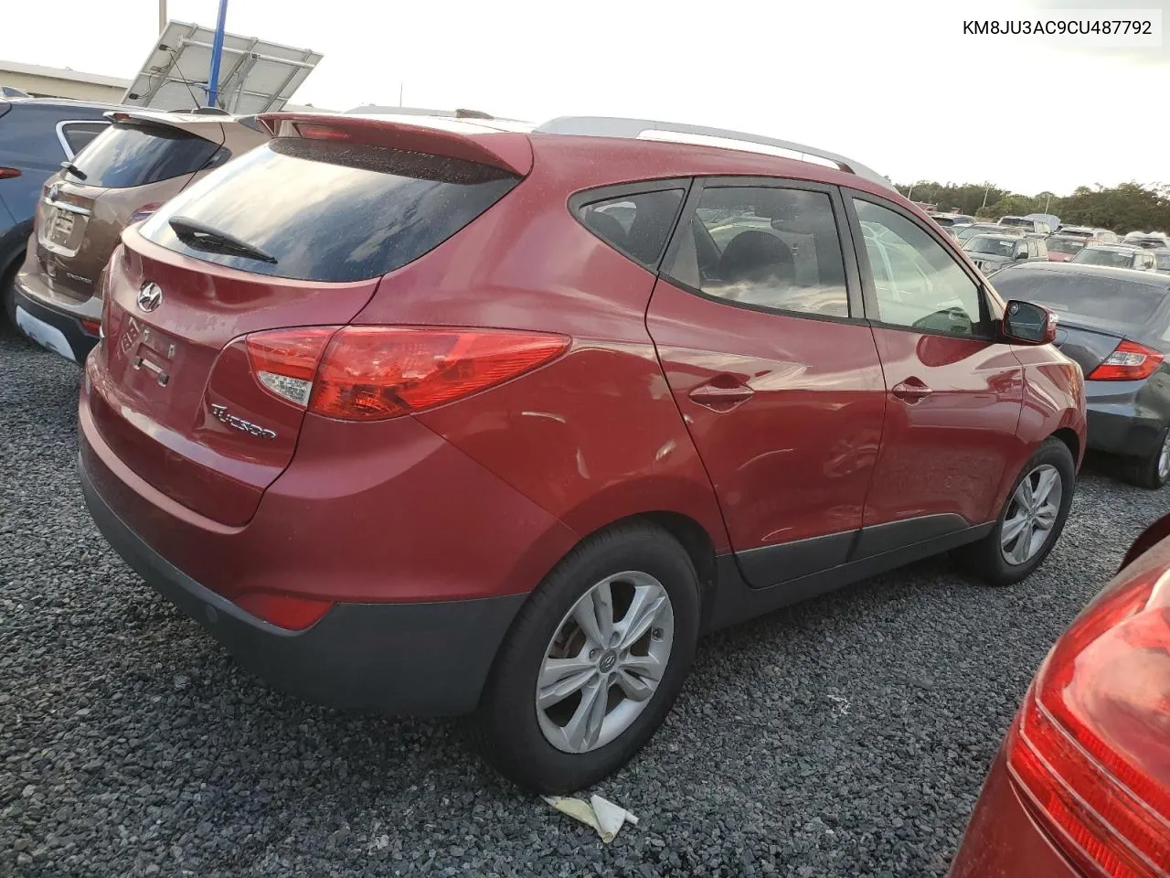 2012 Hyundai Tucson Gls VIN: KM8JU3AC9CU487792 Lot: 74331604