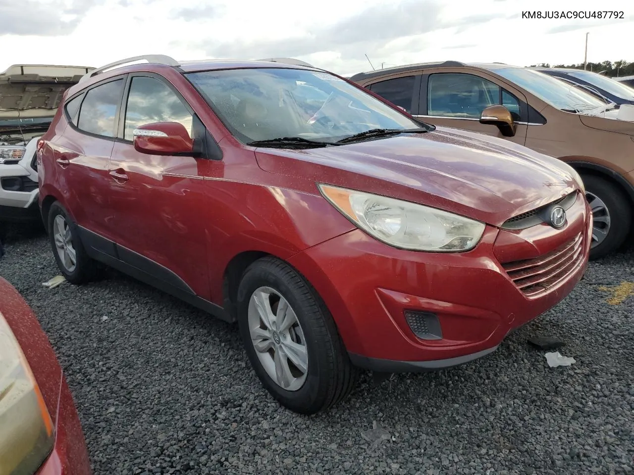 2012 Hyundai Tucson Gls VIN: KM8JU3AC9CU487792 Lot: 74331604