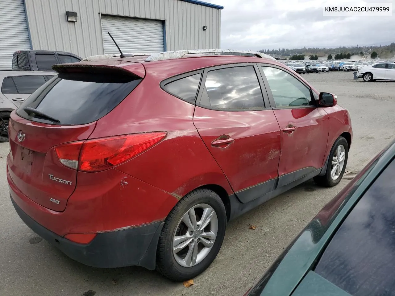 2012 Hyundai Tucson Gls VIN: KM8JUCAC2CU479999 Lot: 74369804