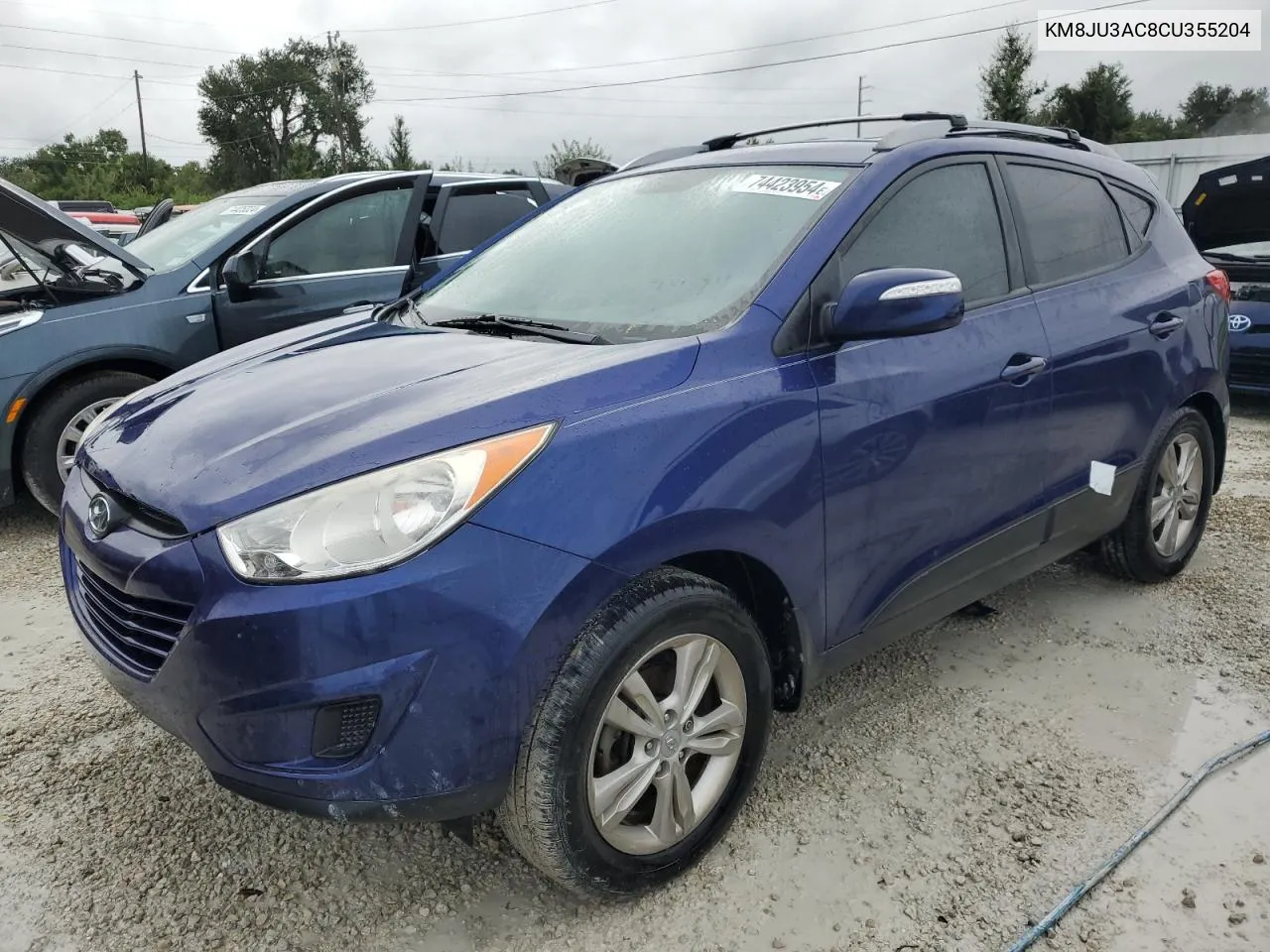 KM8JU3AC8CU355204 2012 Hyundai Tucson Gls