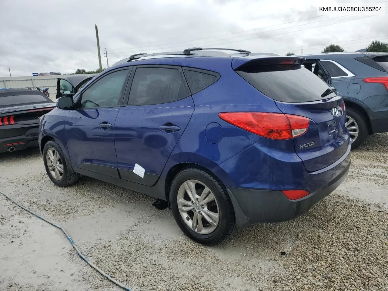 KM8JU3AC8CU355204 2012 Hyundai Tucson Gls