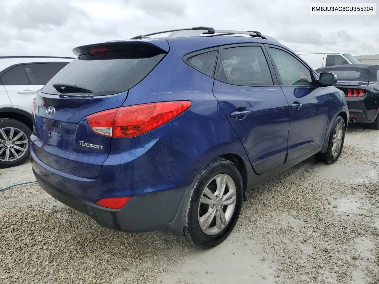 2012 Hyundai Tucson Gls VIN: KM8JU3AC8CU355204 Lot: 74423954