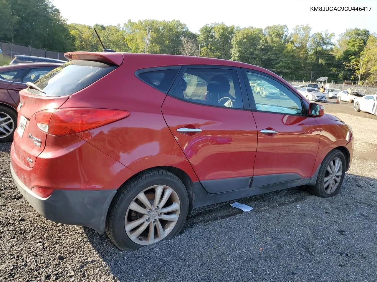 2012 Hyundai Tucson Gls VIN: KM8JUCAC9CU446417 Lot: 74490984