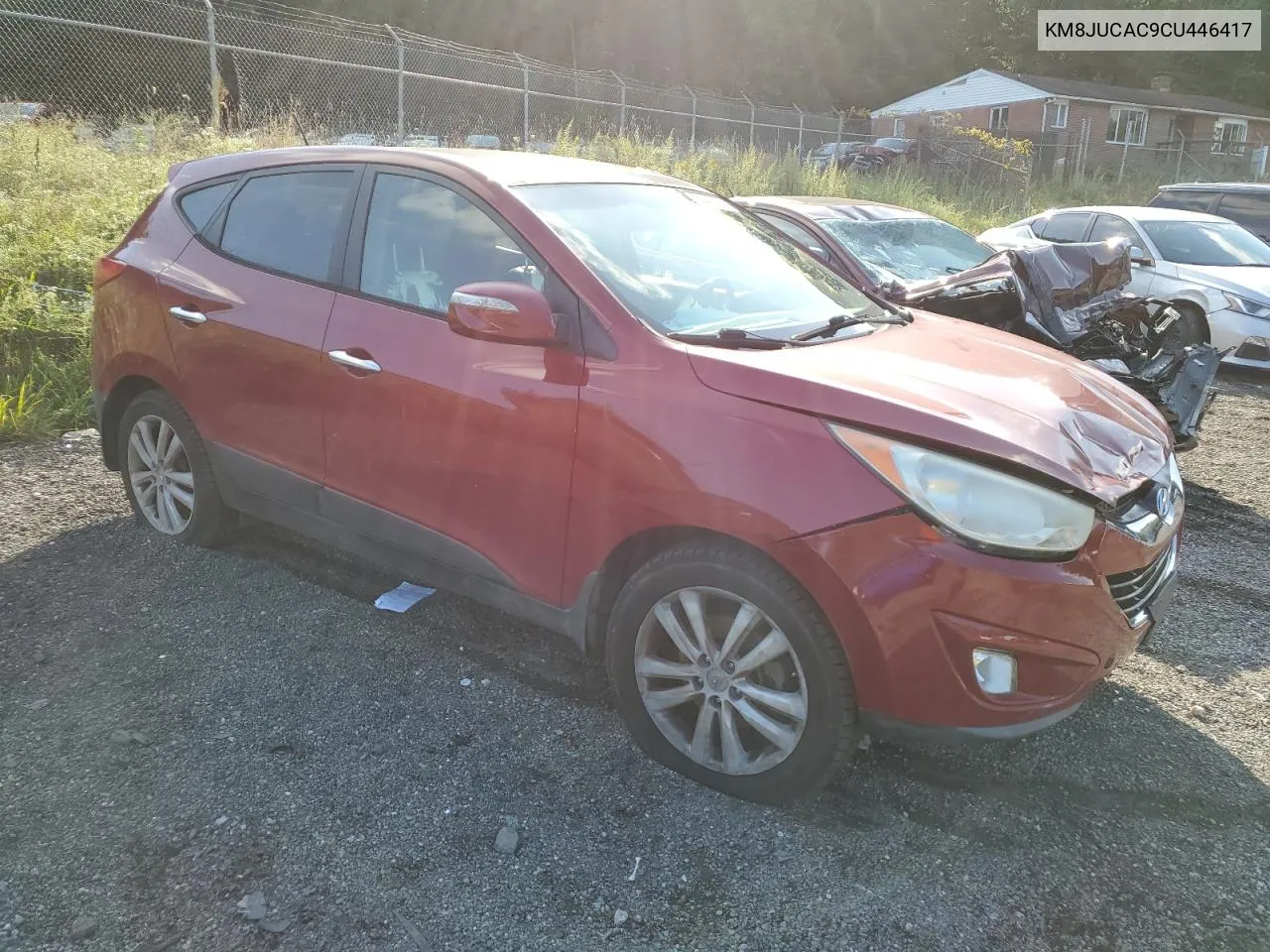 2012 Hyundai Tucson Gls VIN: KM8JUCAC9CU446417 Lot: 74490984