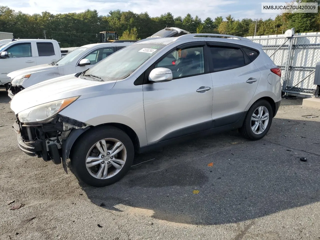 2012 Hyundai Tucson Gls VIN: KM8JUCAC7CU420009 Lot: 74556284