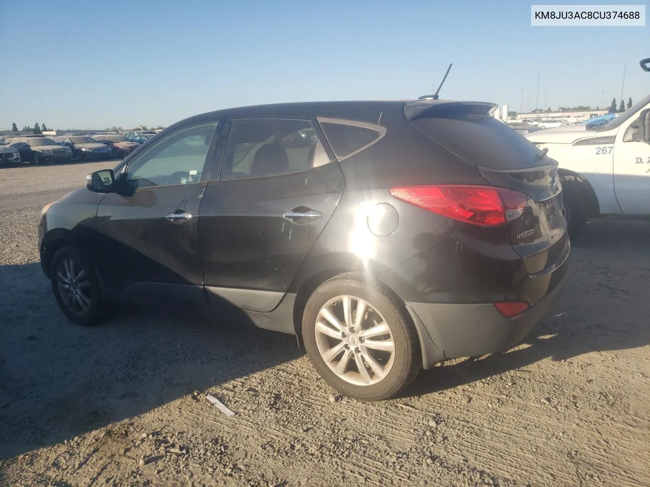 2012 Hyundai Tucson Gls VIN: KM8JU3AC8CU374688 Lot: 74822744