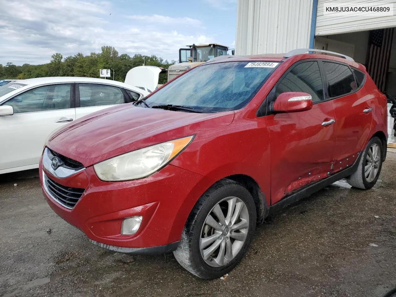 2012 Hyundai Tucson Gls VIN: KM8JU3AC4CU468809 Lot: 75462884