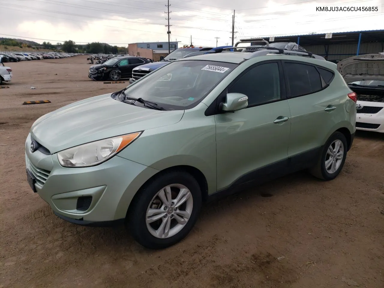 2012 Hyundai Tucson Gls VIN: KM8JU3AC6CU456855 Lot: 75655044