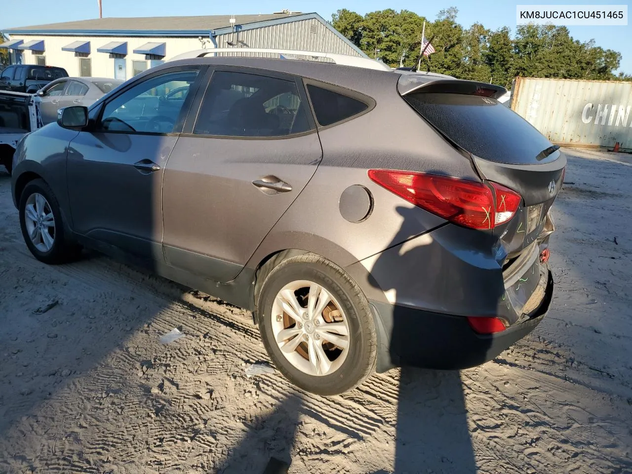 2012 Hyundai Tucson Gls VIN: KM8JUCAC1CU451465 Lot: 76015304