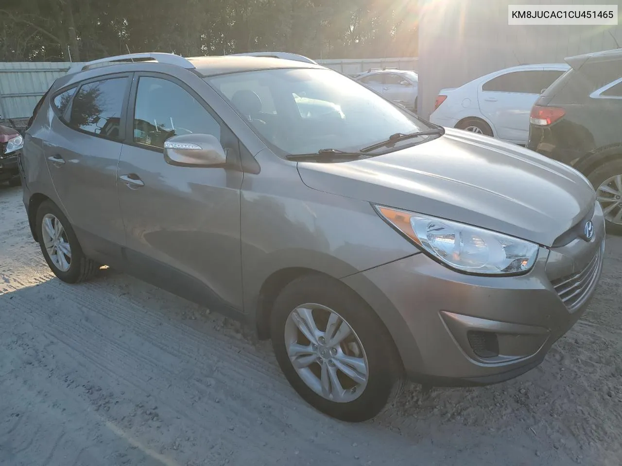 2012 Hyundai Tucson Gls VIN: KM8JUCAC1CU451465 Lot: 76015304