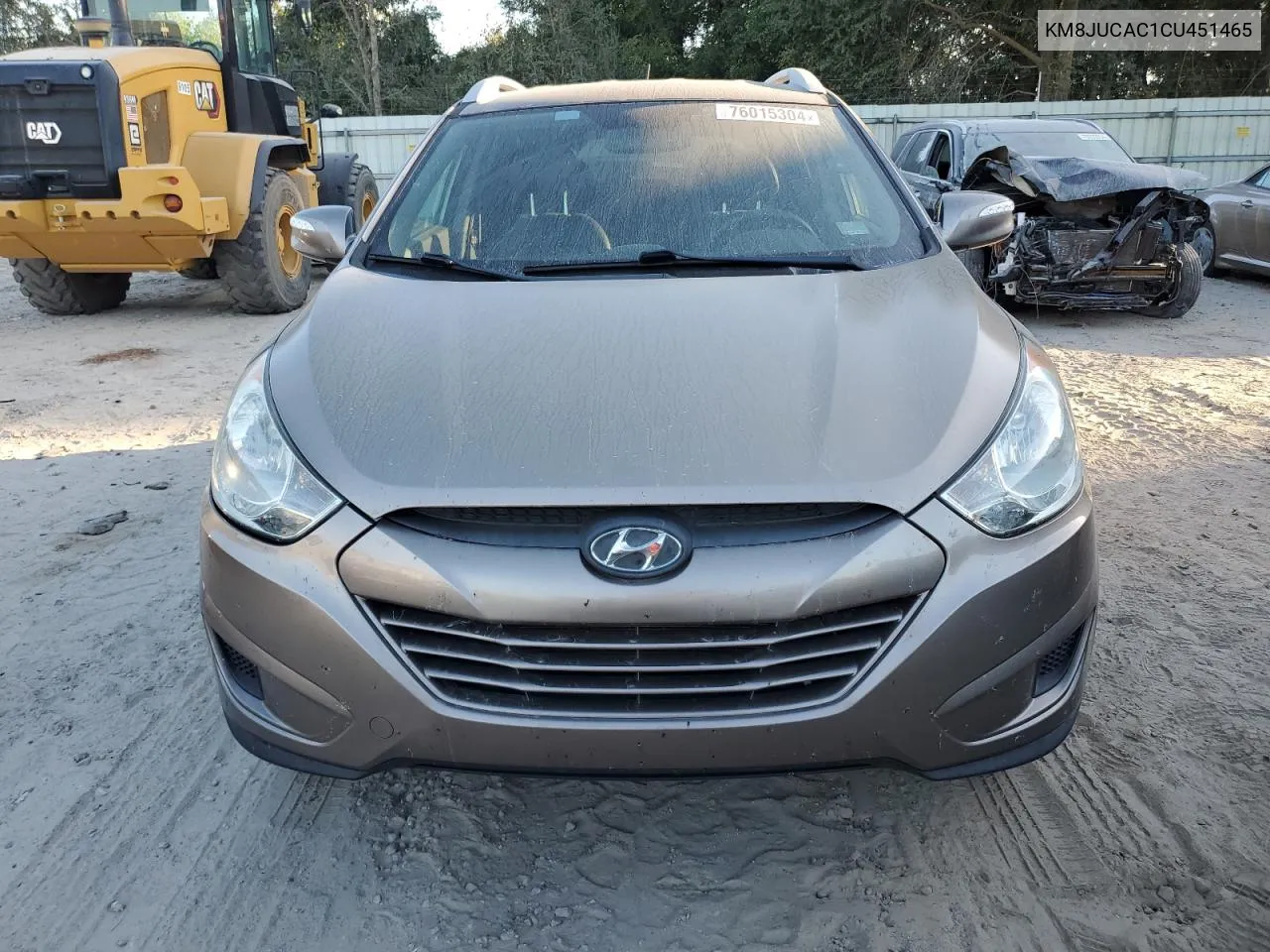 2012 Hyundai Tucson Gls VIN: KM8JUCAC1CU451465 Lot: 76015304