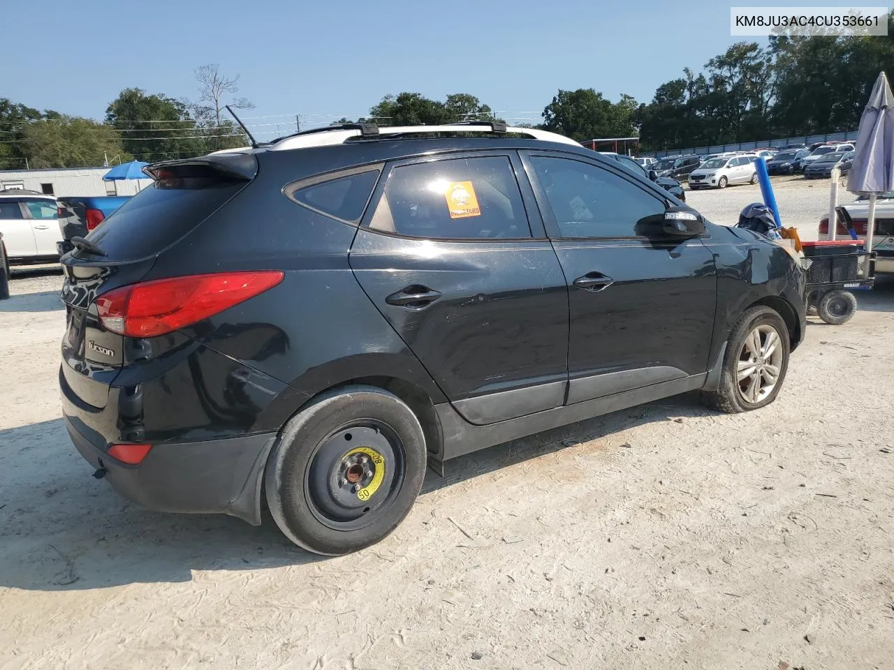 2012 Hyundai Tucson Gls VIN: KM8JU3AC4CU353661 Lot: 76024444