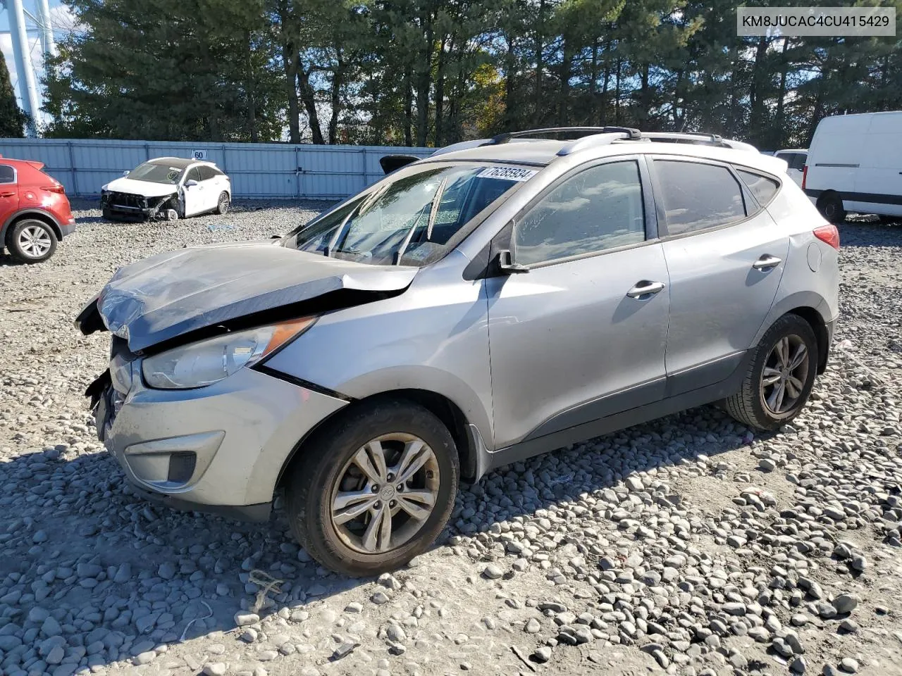 2012 Hyundai Tucson Gls VIN: KM8JUCAC4CU415429 Lot: 76285934