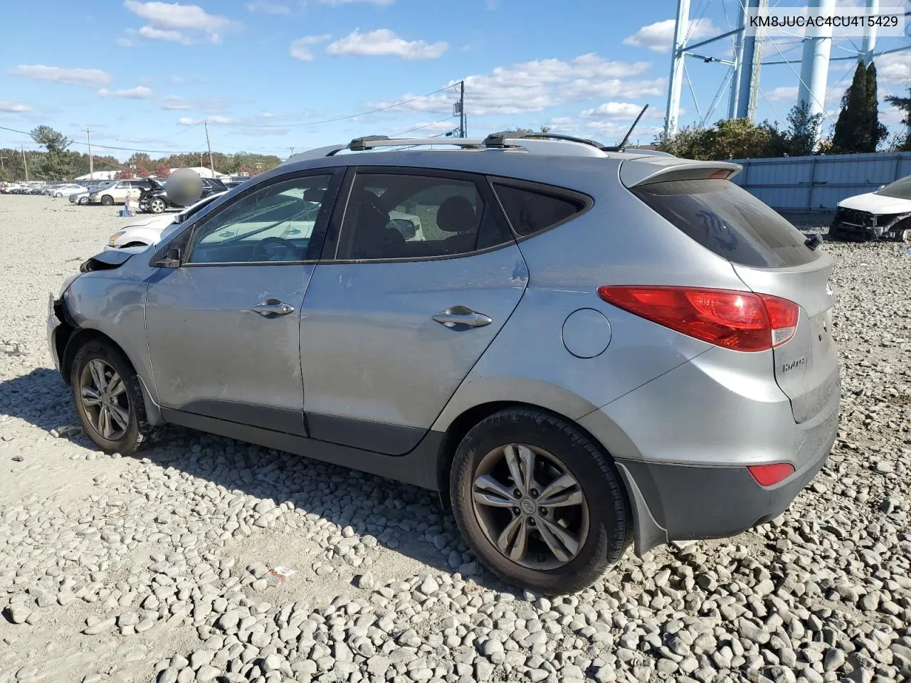 2012 Hyundai Tucson Gls VIN: KM8JUCAC4CU415429 Lot: 76285934