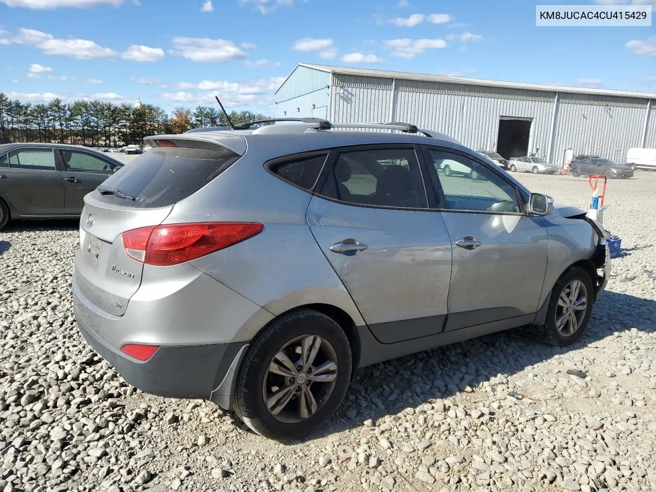 2012 Hyundai Tucson Gls VIN: KM8JUCAC4CU415429 Lot: 76285934