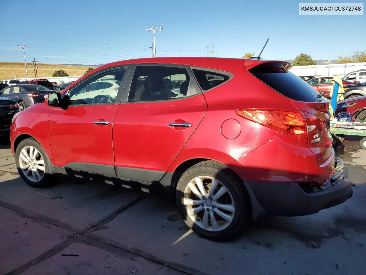 2012 Hyundai Tucson Gls VIN: KM8JUCAC1CU372748 Lot: 76879874