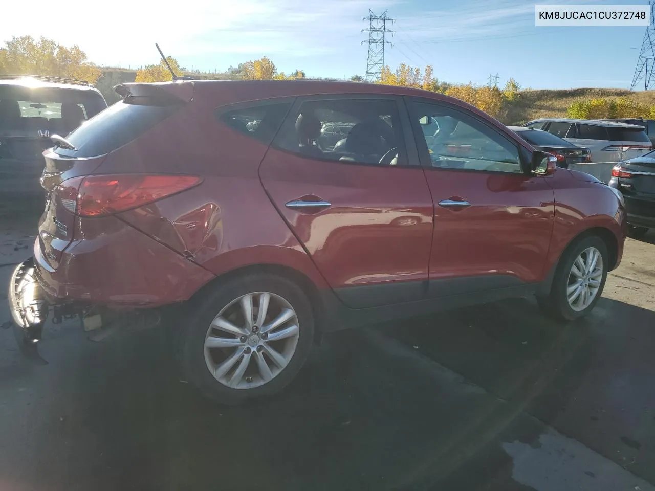 2012 Hyundai Tucson Gls VIN: KM8JUCAC1CU372748 Lot: 76879874