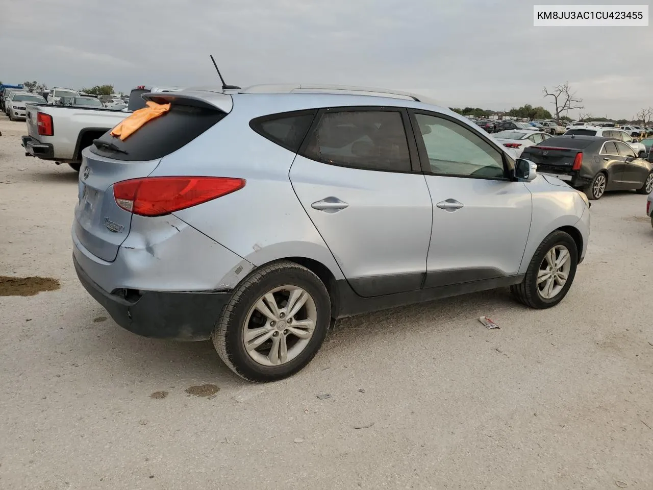 2012 Hyundai Tucson Gls VIN: KM8JU3AC1CU423455 Lot: 77063894