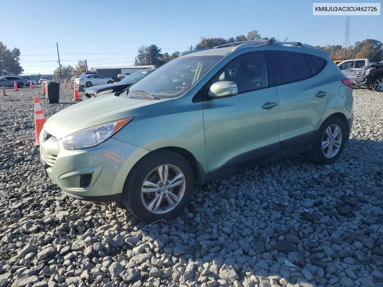 2012 Hyundai Tucson Gls VIN: KM8JU3AC3CU462726 Lot: 77171964