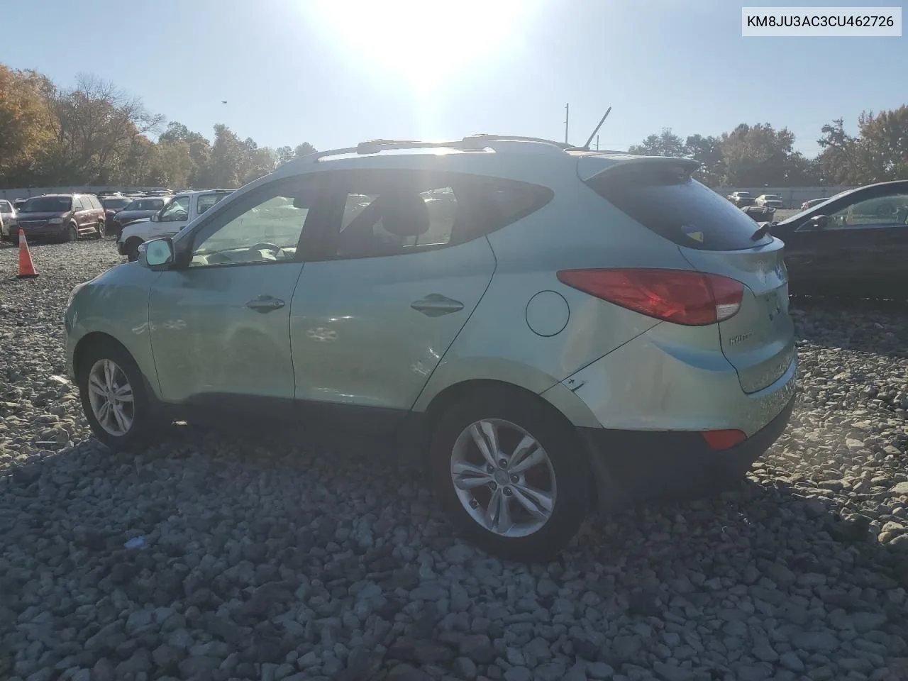 2012 Hyundai Tucson Gls VIN: KM8JU3AC3CU462726 Lot: 77171964