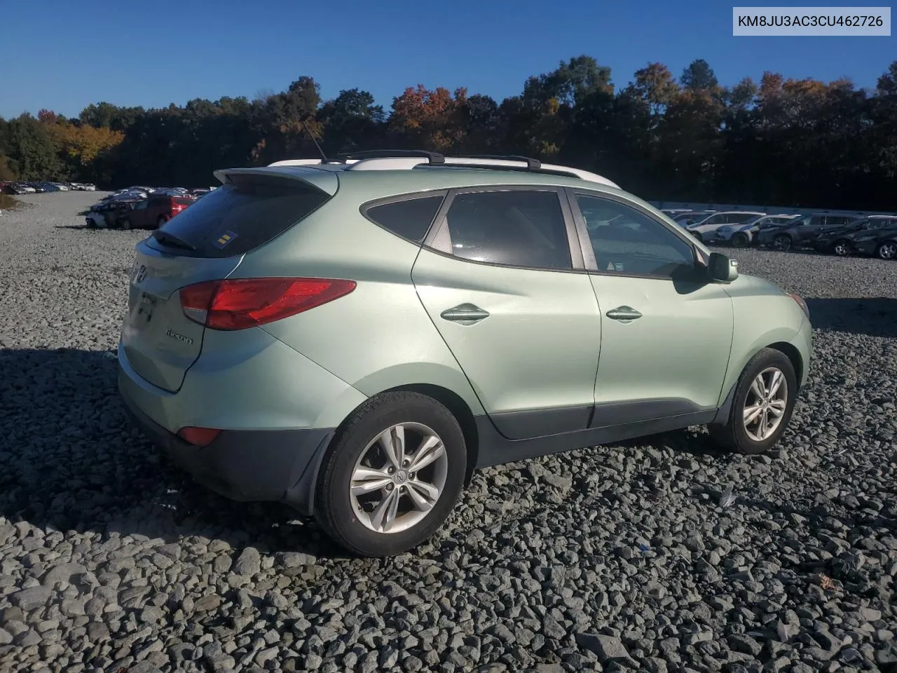 2012 Hyundai Tucson Gls VIN: KM8JU3AC3CU462726 Lot: 77171964