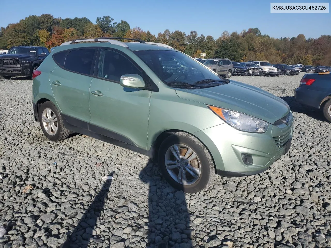 2012 Hyundai Tucson Gls VIN: KM8JU3AC3CU462726 Lot: 77171964