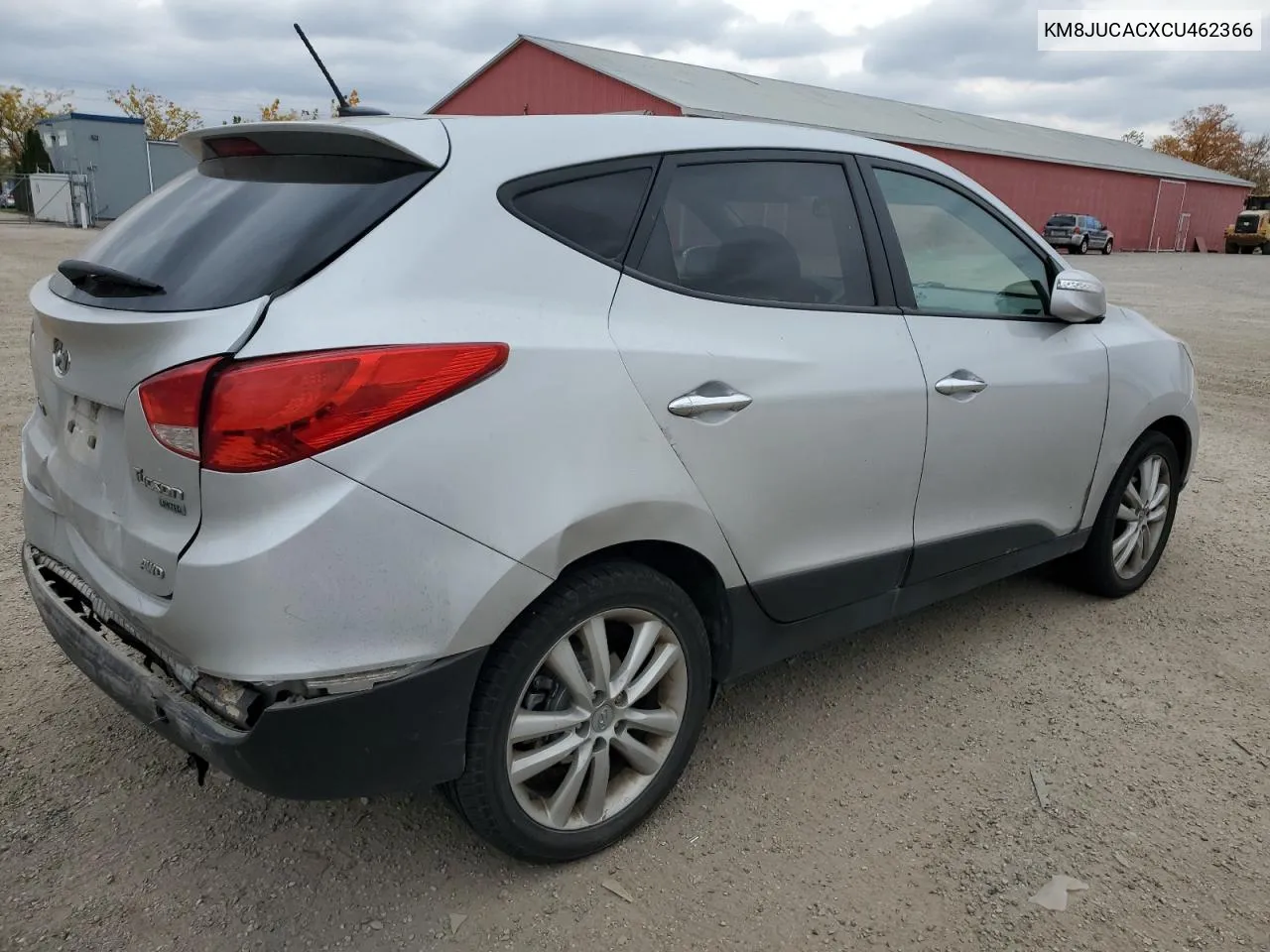 2012 Hyundai Tucson Gls VIN: KM8JUCACXCU462366 Lot: 77616984