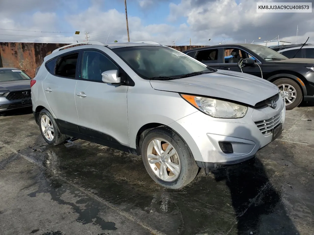 2012 Hyundai Tucson Gls VIN: KM8JU3AC9CU408573 Lot: 78202504