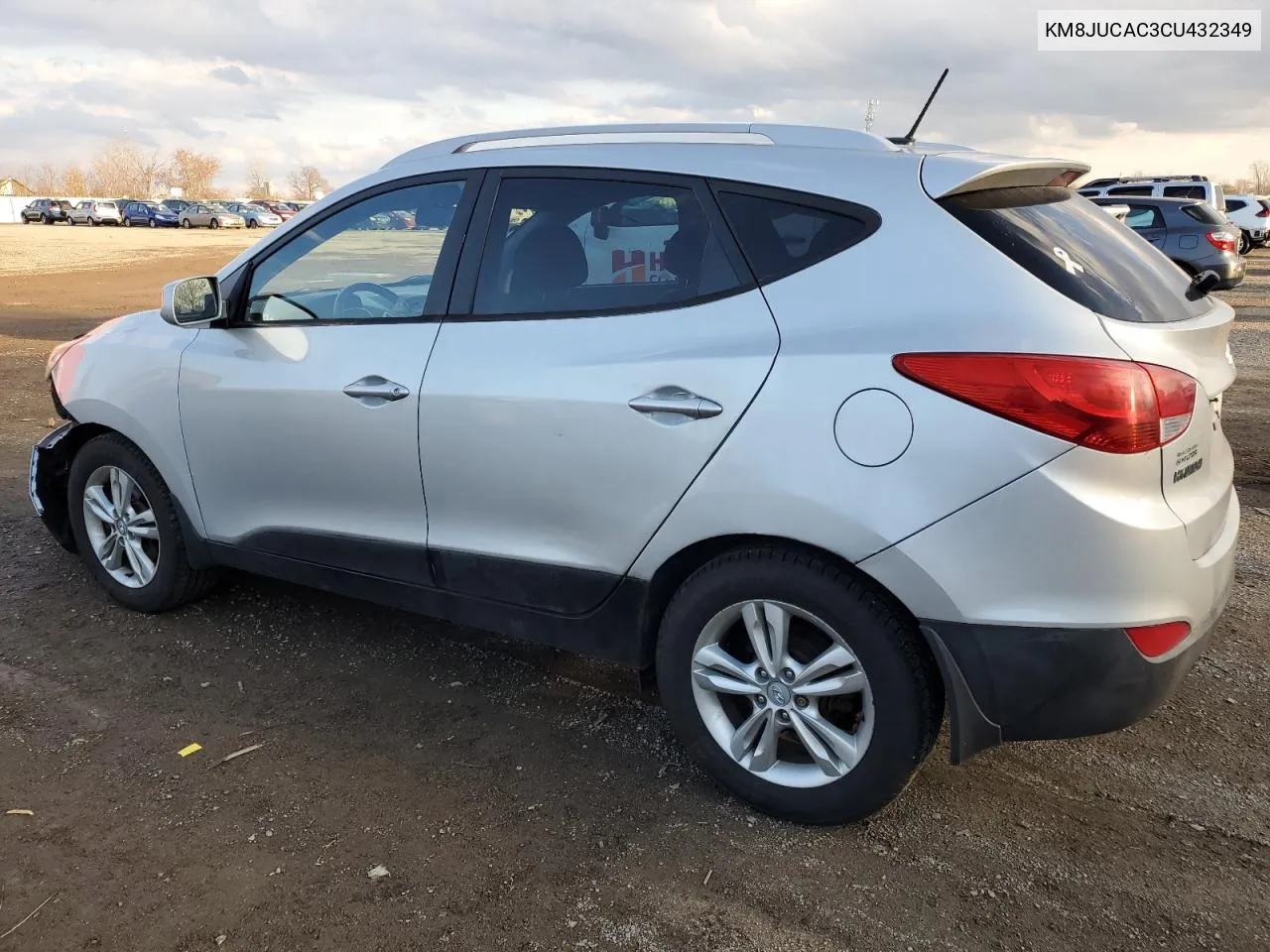 2012 Hyundai Tucson Gls VIN: KM8JUCAC3CU432349 Lot: 78995784