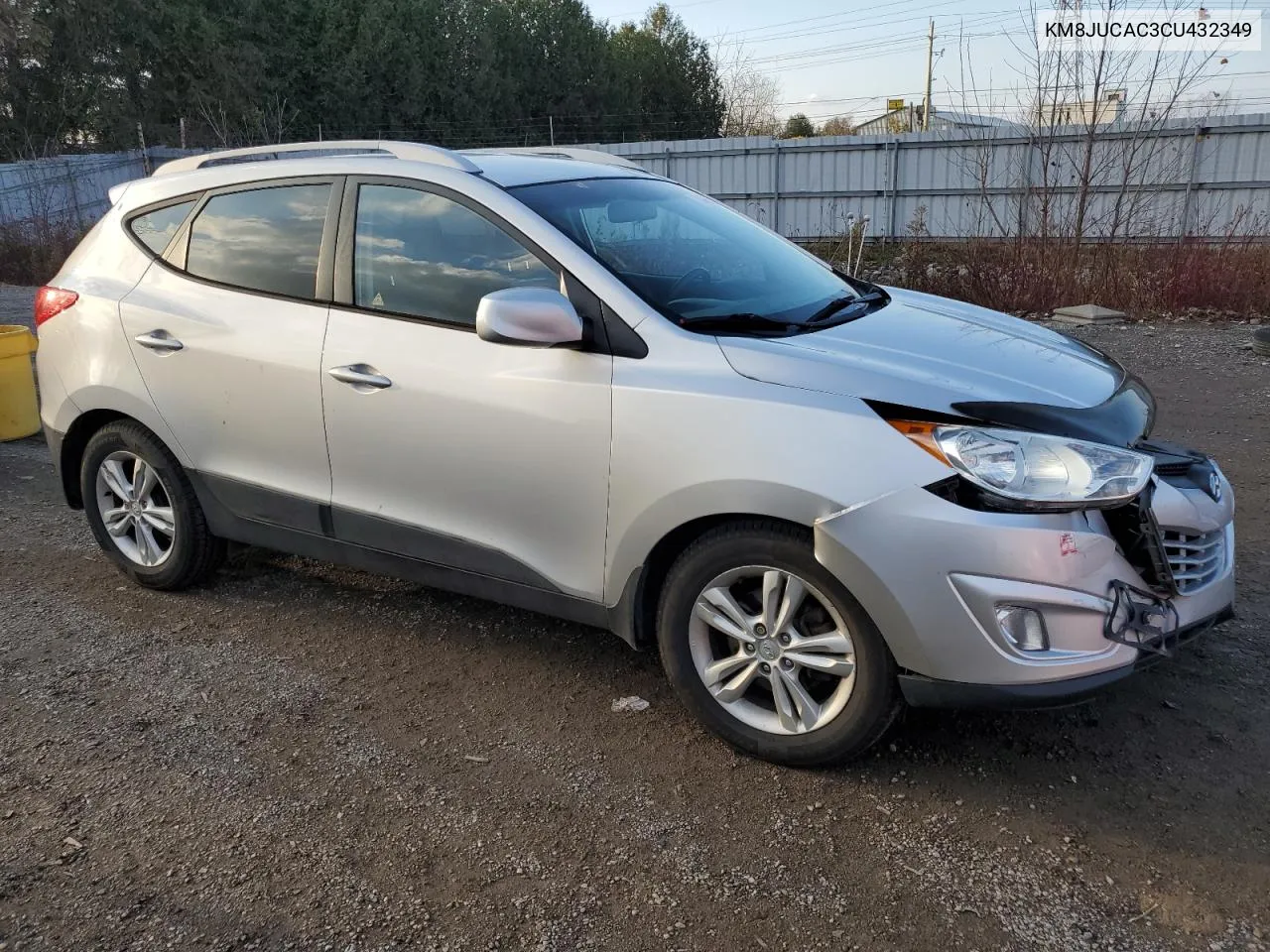 2012 Hyundai Tucson Gls VIN: KM8JUCAC3CU432349 Lot: 78995784