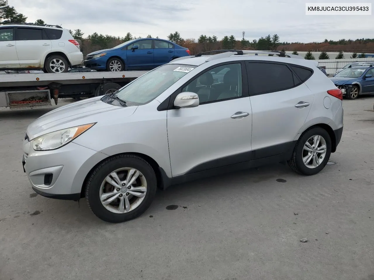 2012 Hyundai Tucson Gls VIN: KM8JUCAC3CU395433 Lot: 79023684