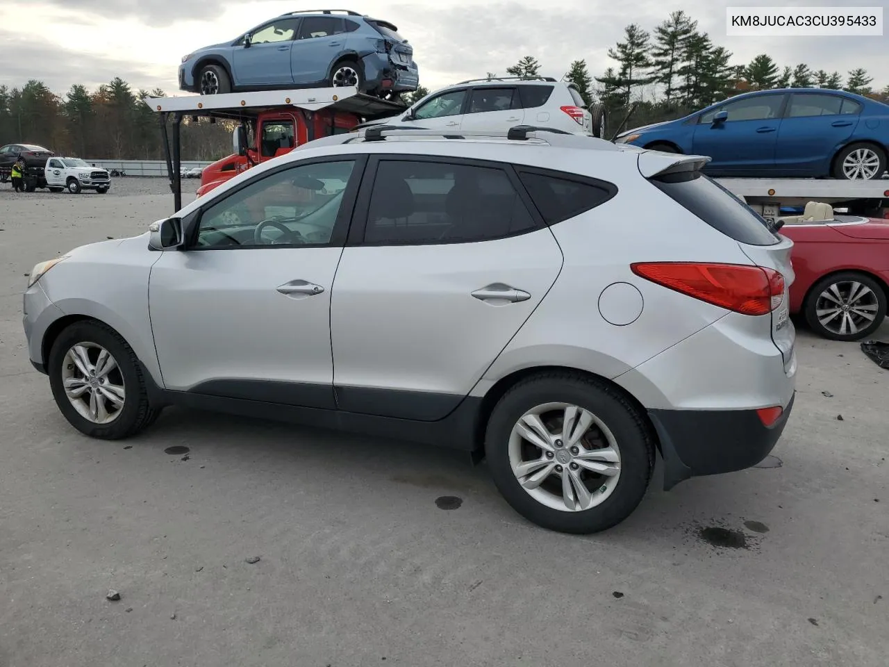 2012 Hyundai Tucson Gls VIN: KM8JUCAC3CU395433 Lot: 79023684