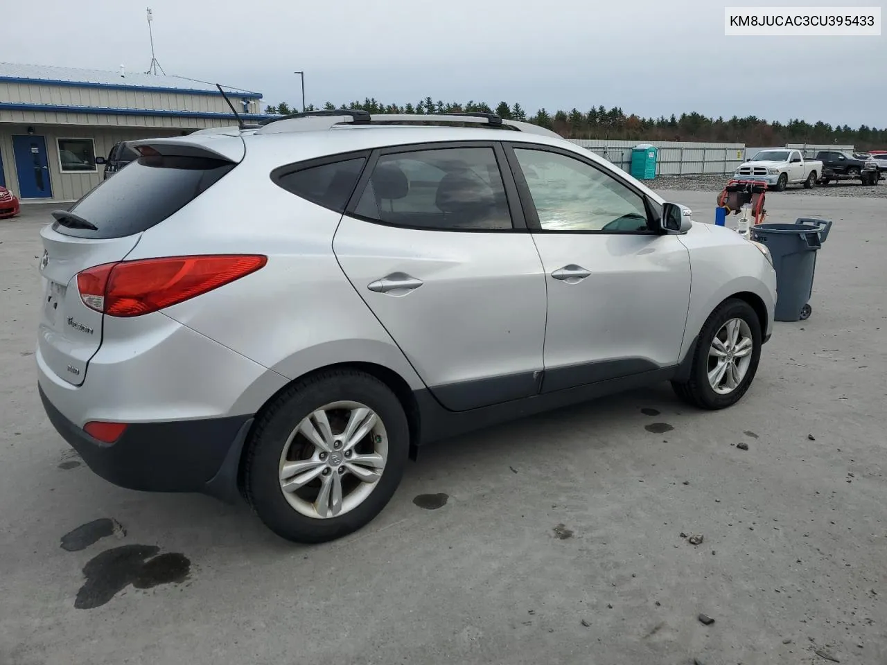 2012 Hyundai Tucson Gls VIN: KM8JUCAC3CU395433 Lot: 79023684