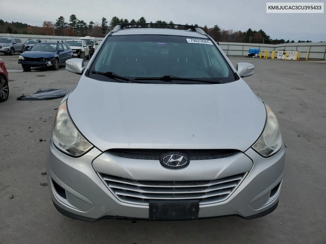 2012 Hyundai Tucson Gls VIN: KM8JUCAC3CU395433 Lot: 79023684