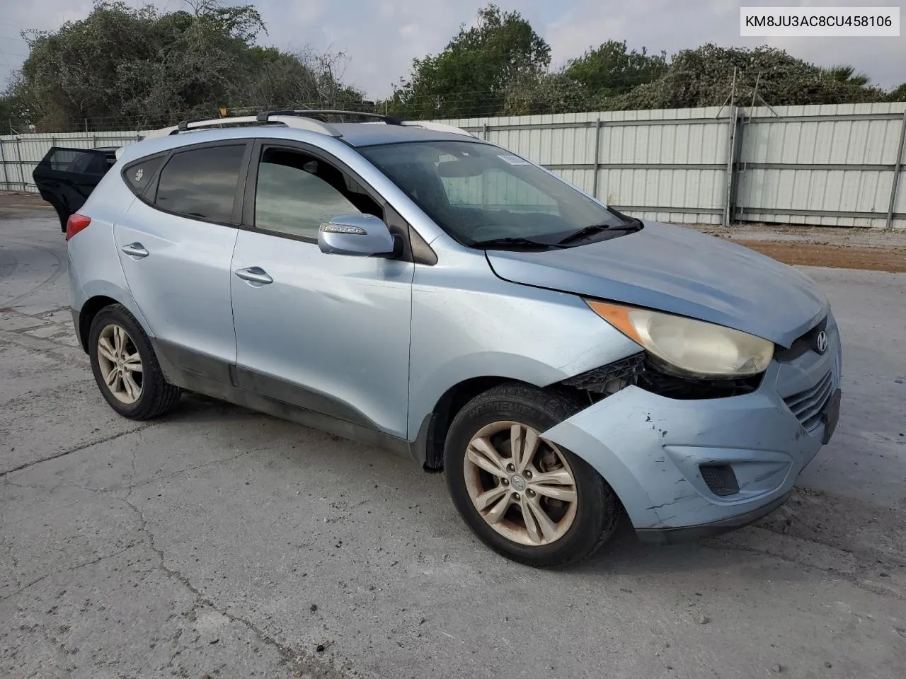 2012 Hyundai Tucson Gls VIN: KM8JU3AC8CU458106 Lot: 79090044