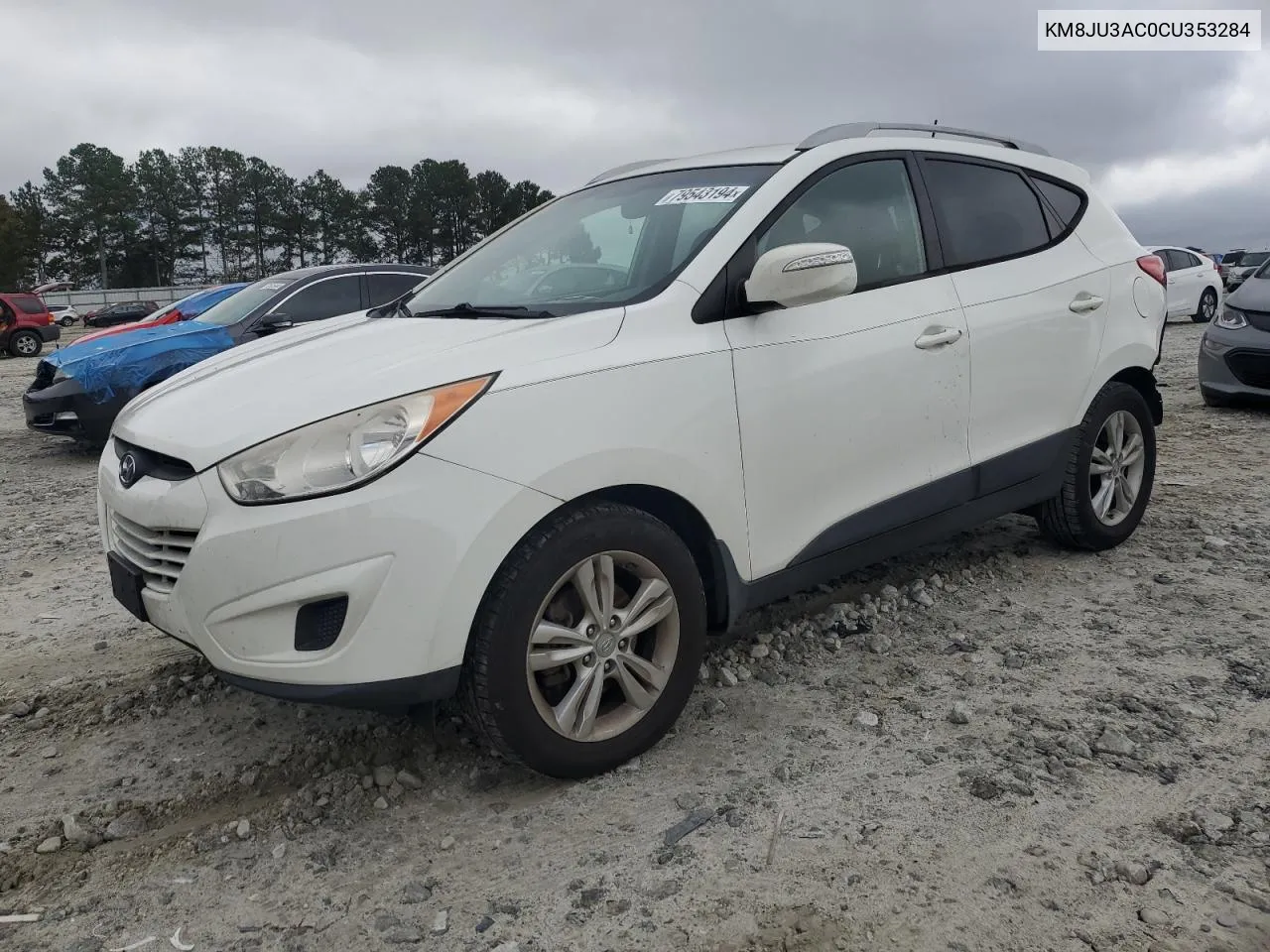 2012 Hyundai Tucson Gls VIN: KM8JU3AC0CU353284 Lot: 79543194