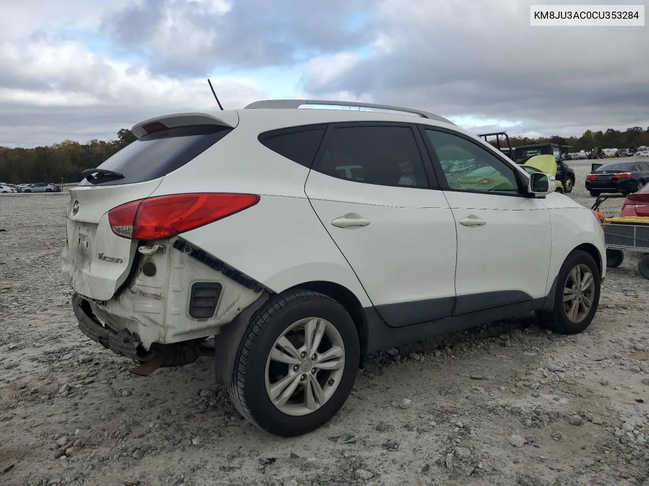 2012 Hyundai Tucson Gls VIN: KM8JU3AC0CU353284 Lot: 79543194