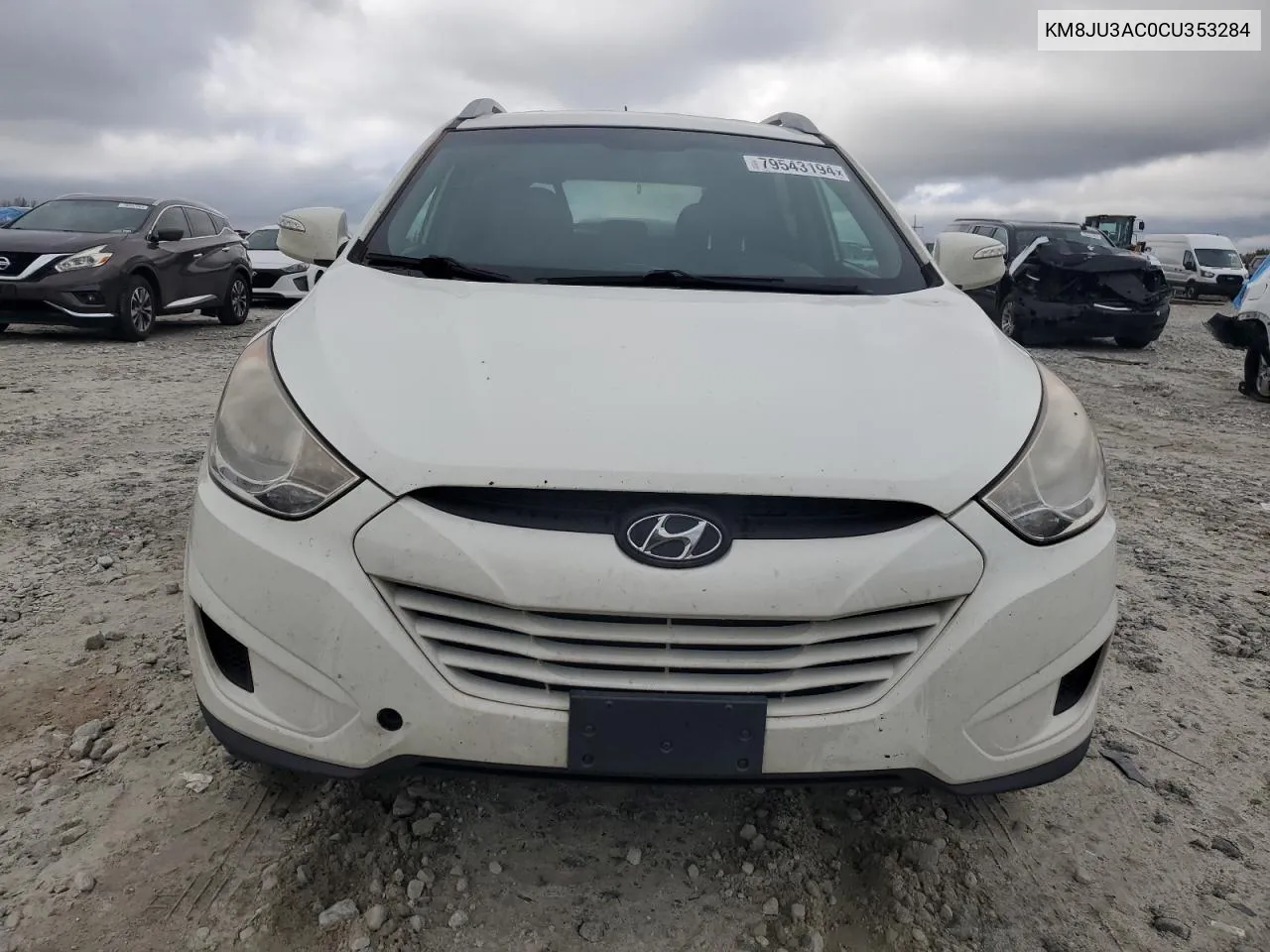 2012 Hyundai Tucson Gls VIN: KM8JU3AC0CU353284 Lot: 79543194