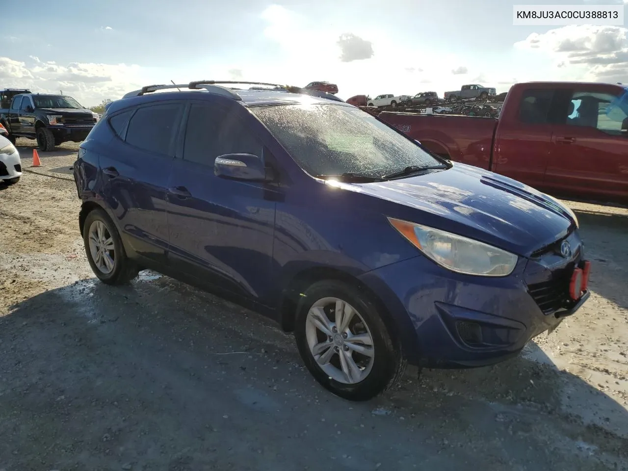 2012 Hyundai Tucson Gls VIN: KM8JU3AC0CU388813 Lot: 80419434