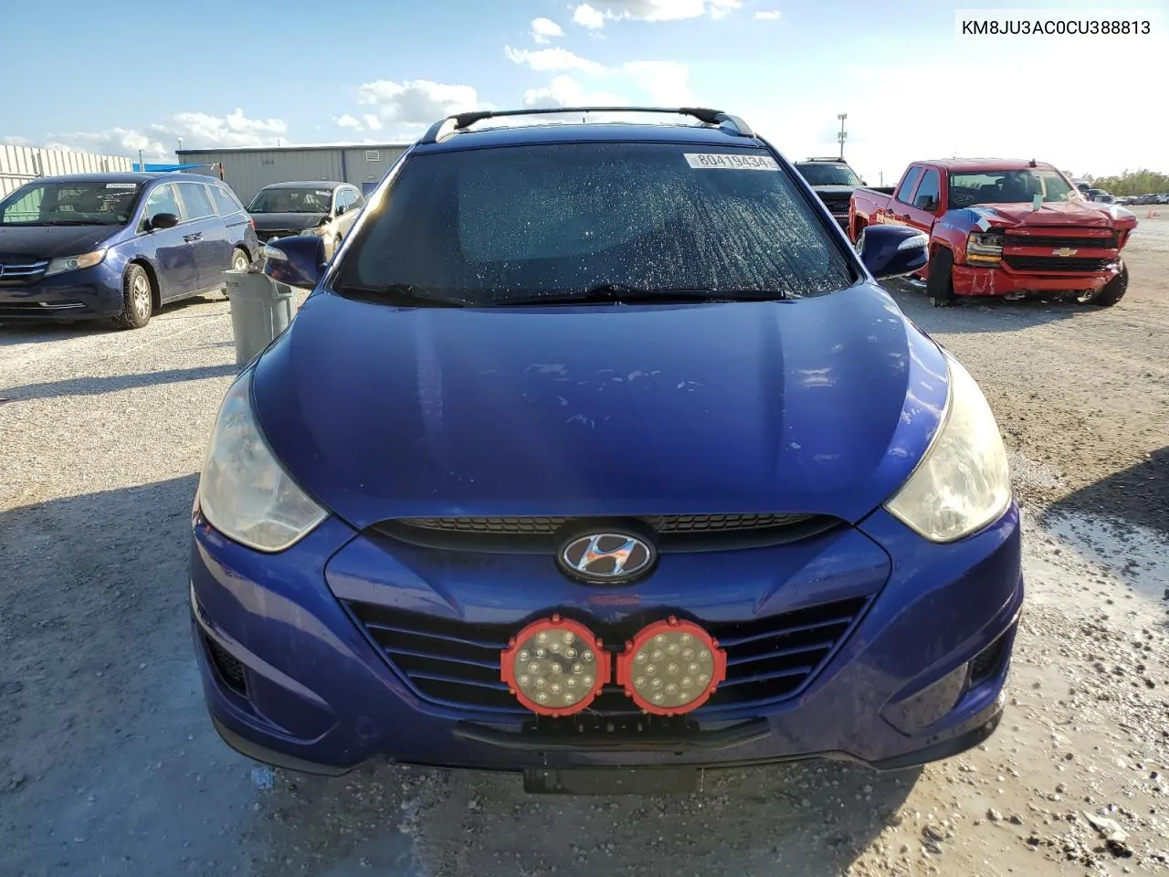 2012 Hyundai Tucson Gls VIN: KM8JU3AC0CU388813 Lot: 80419434