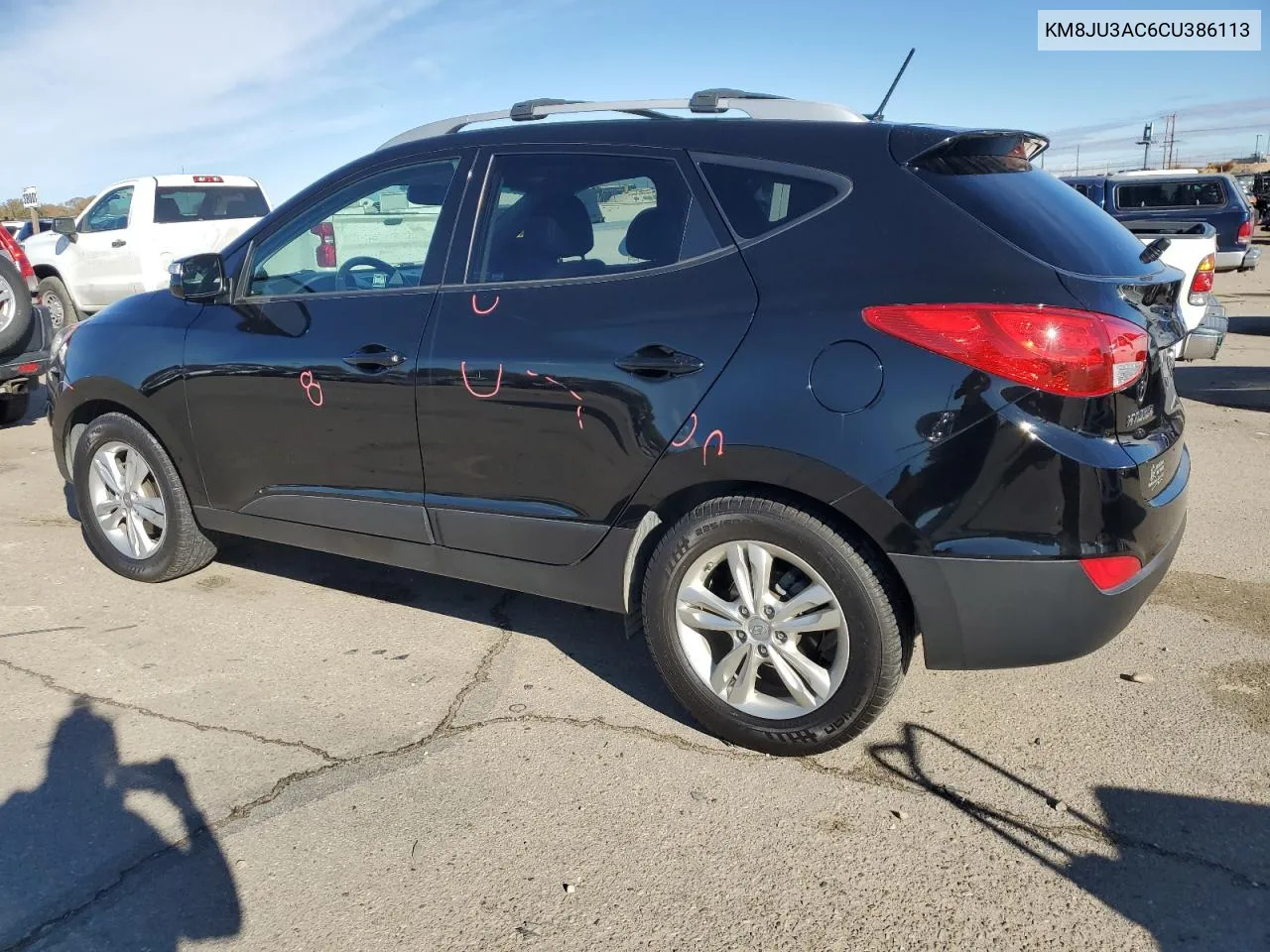 2012 Hyundai Tucson Gls VIN: KM8JU3AC6CU386113 Lot: 80479744