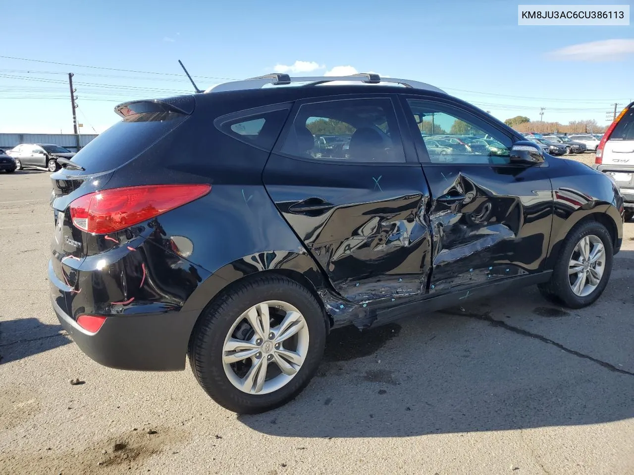 2012 Hyundai Tucson Gls VIN: KM8JU3AC6CU386113 Lot: 80479744