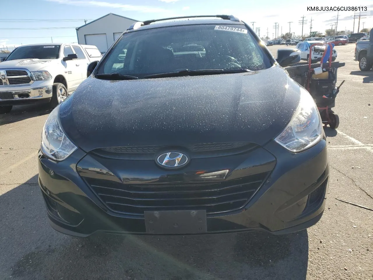 2012 Hyundai Tucson Gls VIN: KM8JU3AC6CU386113 Lot: 80479744