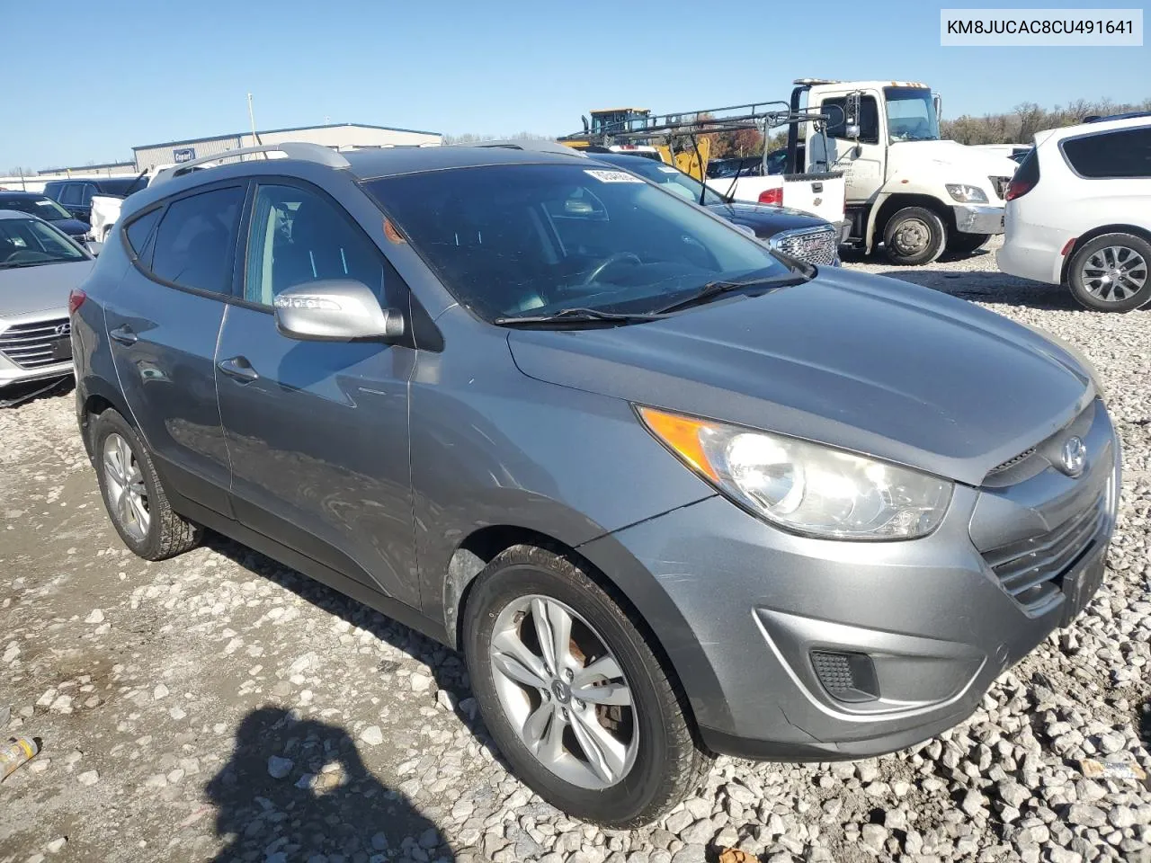 2012 Hyundai Tucson Gls VIN: KM8JUCAC8CU491641 Lot: 80548894