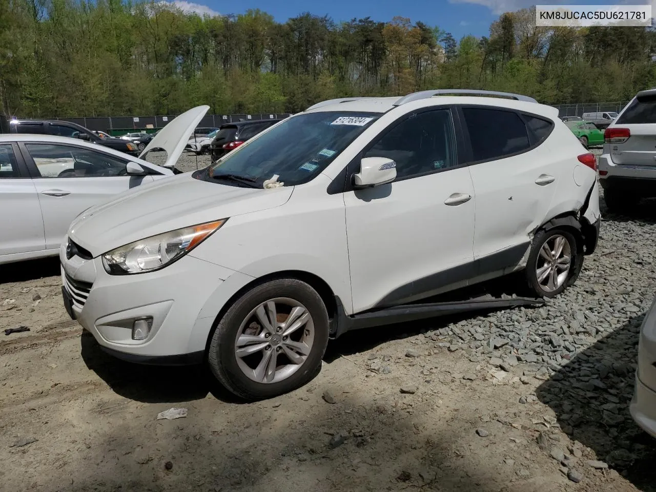 2013 Hyundai Tucson Gls VIN: KM8JUCAC5DU621781 Lot: 51216304