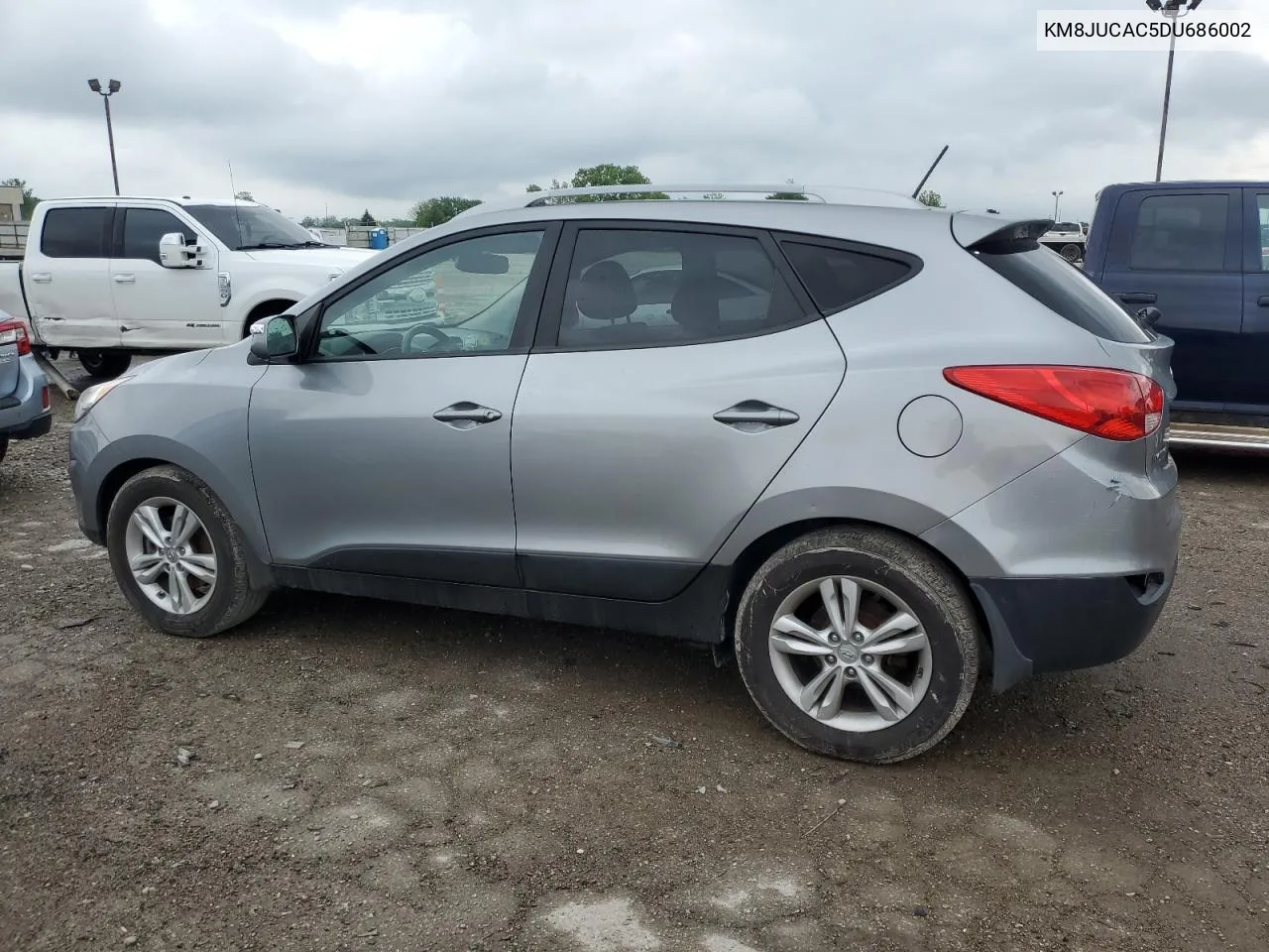 2013 Hyundai Tucson Gls VIN: KM8JUCAC5DU686002 Lot: 53978404