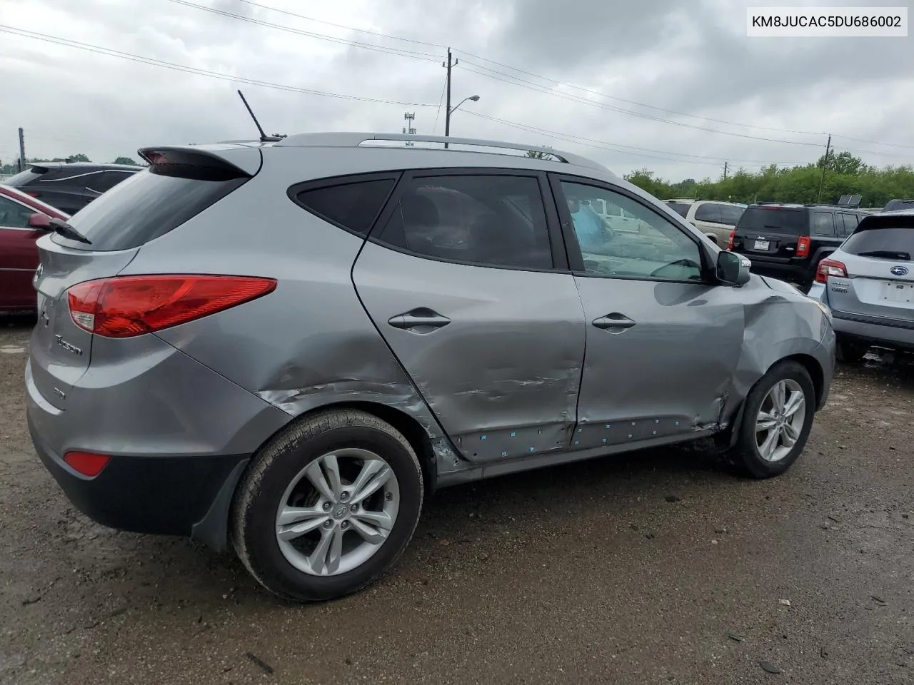 2013 Hyundai Tucson Gls VIN: KM8JUCAC5DU686002 Lot: 53978404