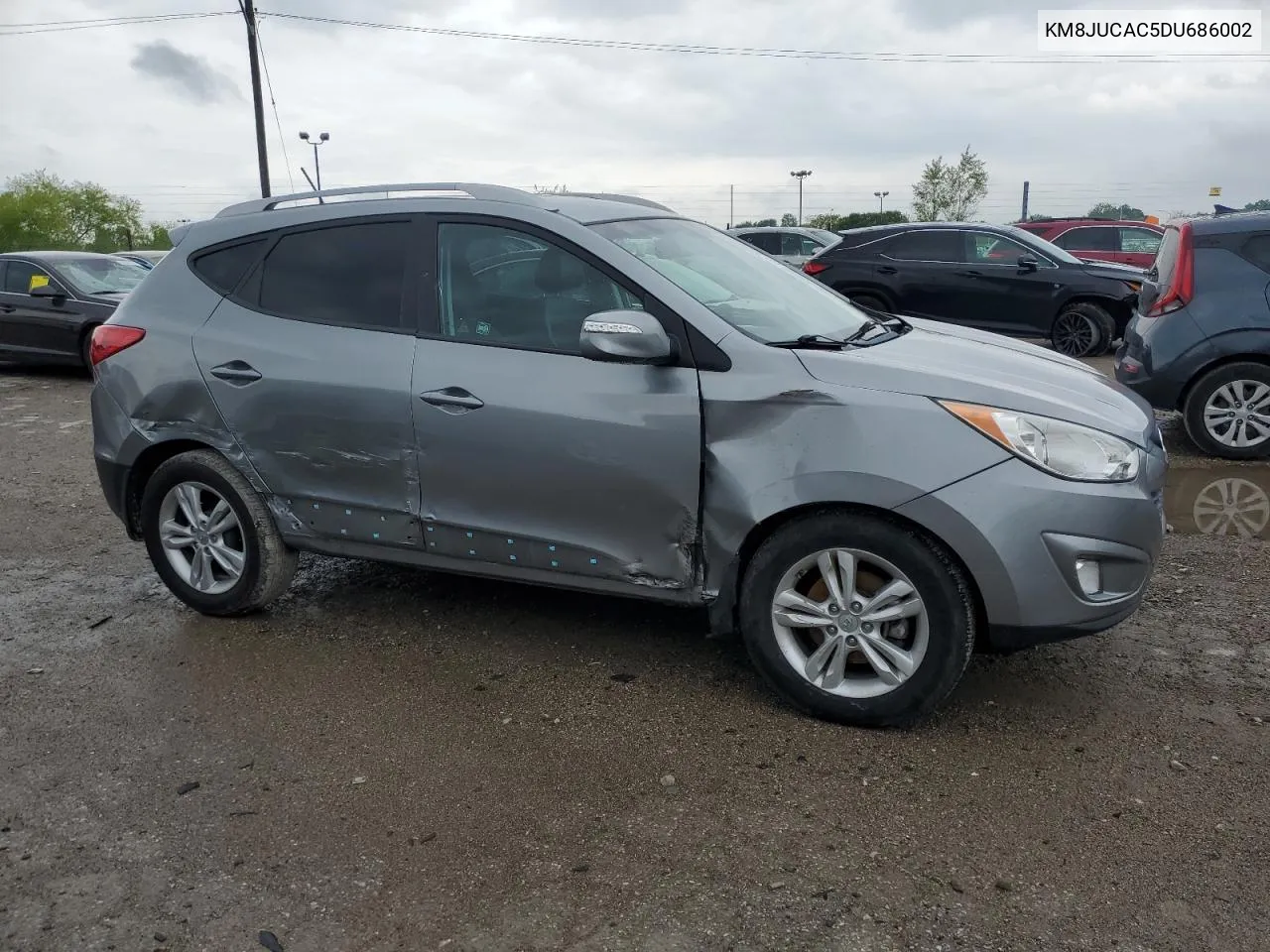 2013 Hyundai Tucson Gls VIN: KM8JUCAC5DU686002 Lot: 53978404