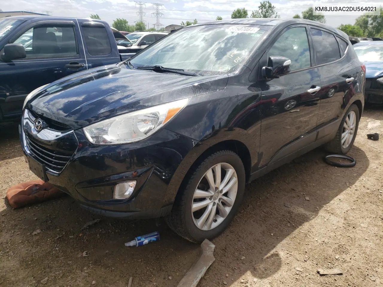 2013 Hyundai Tucson Gls VIN: KM8JU3AC2DU564021 Lot: 57507084