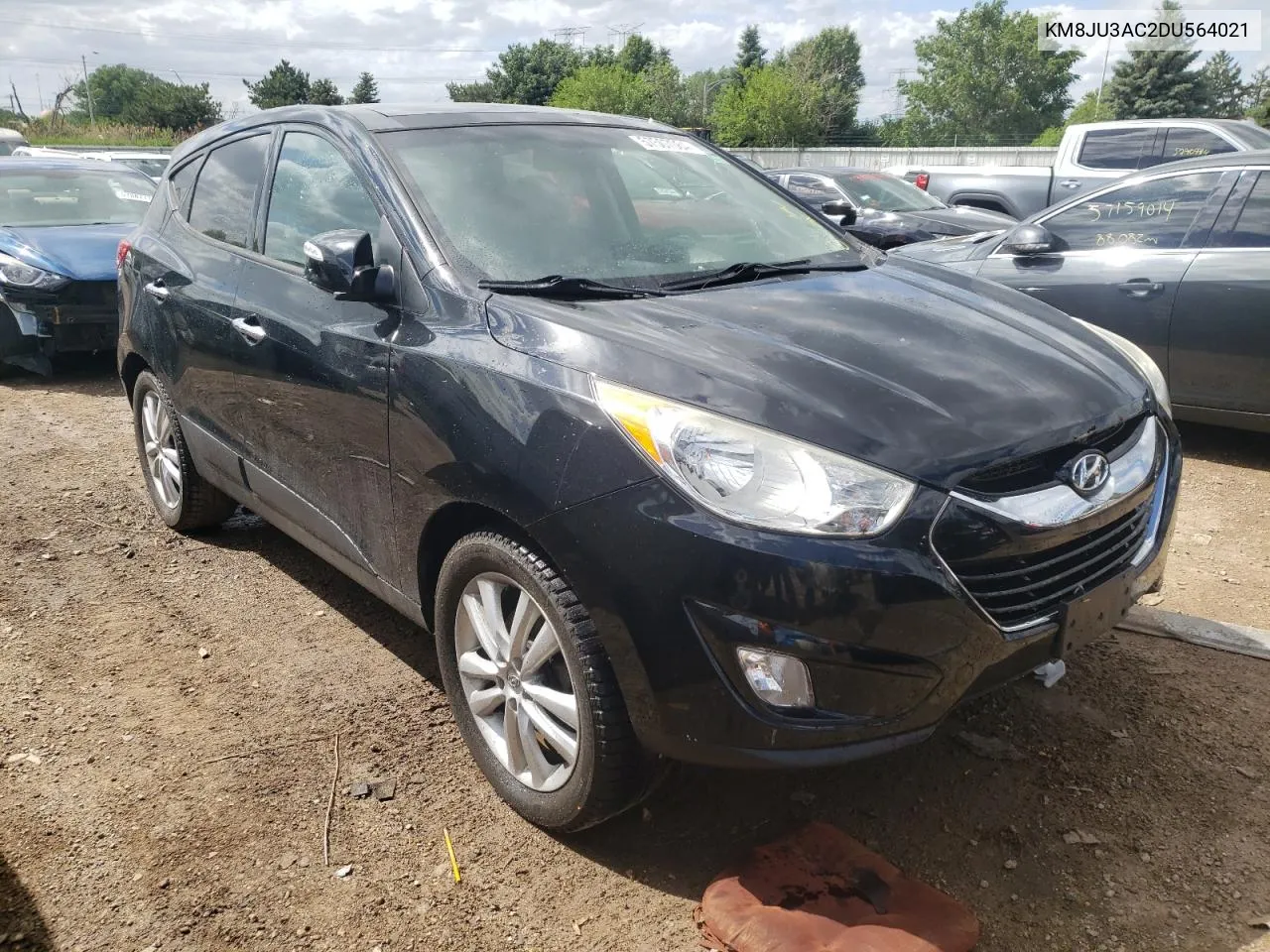 2013 Hyundai Tucson Gls VIN: KM8JU3AC2DU564021 Lot: 57507084